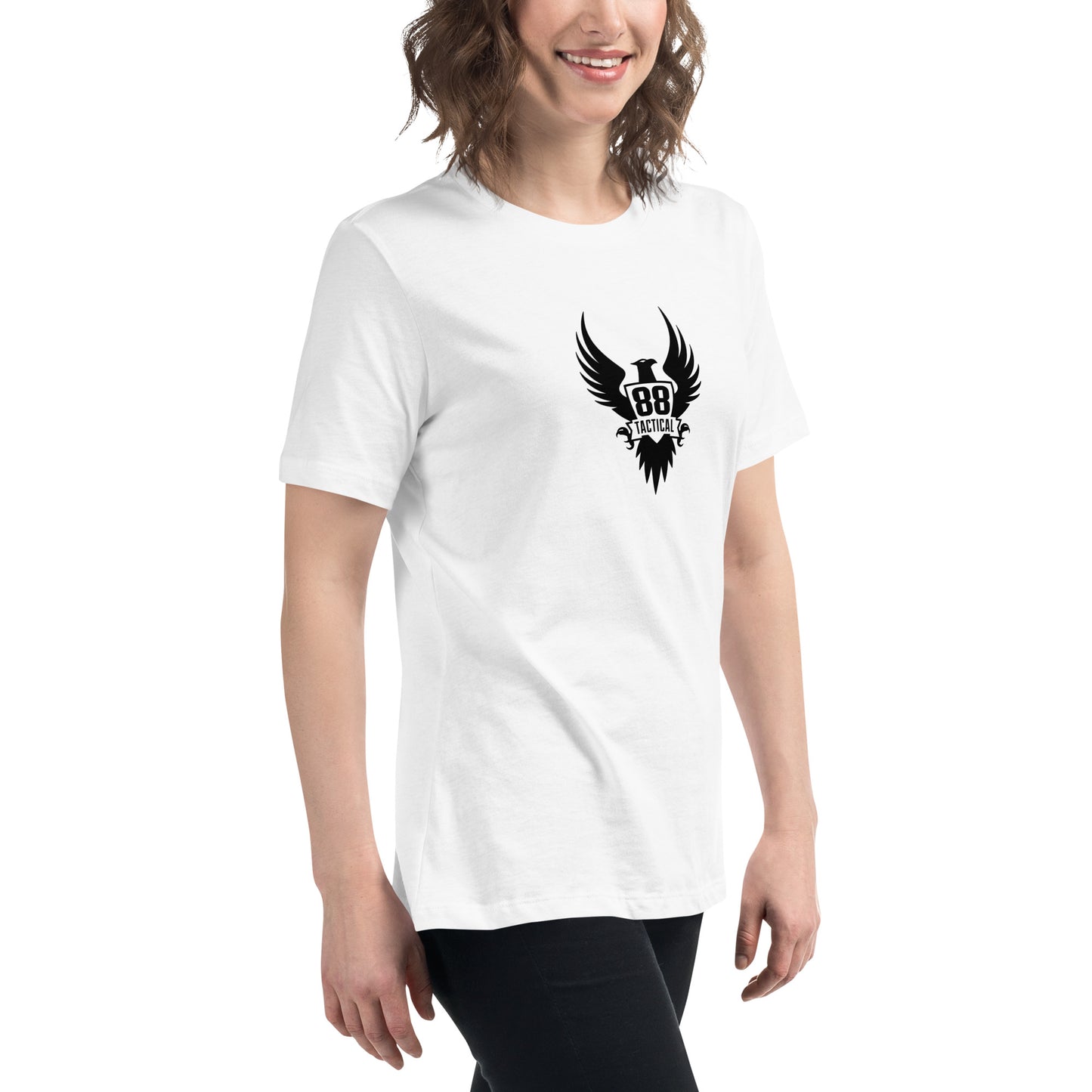 Women's Relaxed T-Shirt - Black Logo